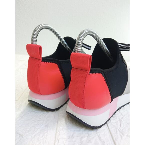 Steve Madden Women's Antics ANTI01AS1 Black Red Sneaker Shoes Size 7 M - Picture 5 of 8